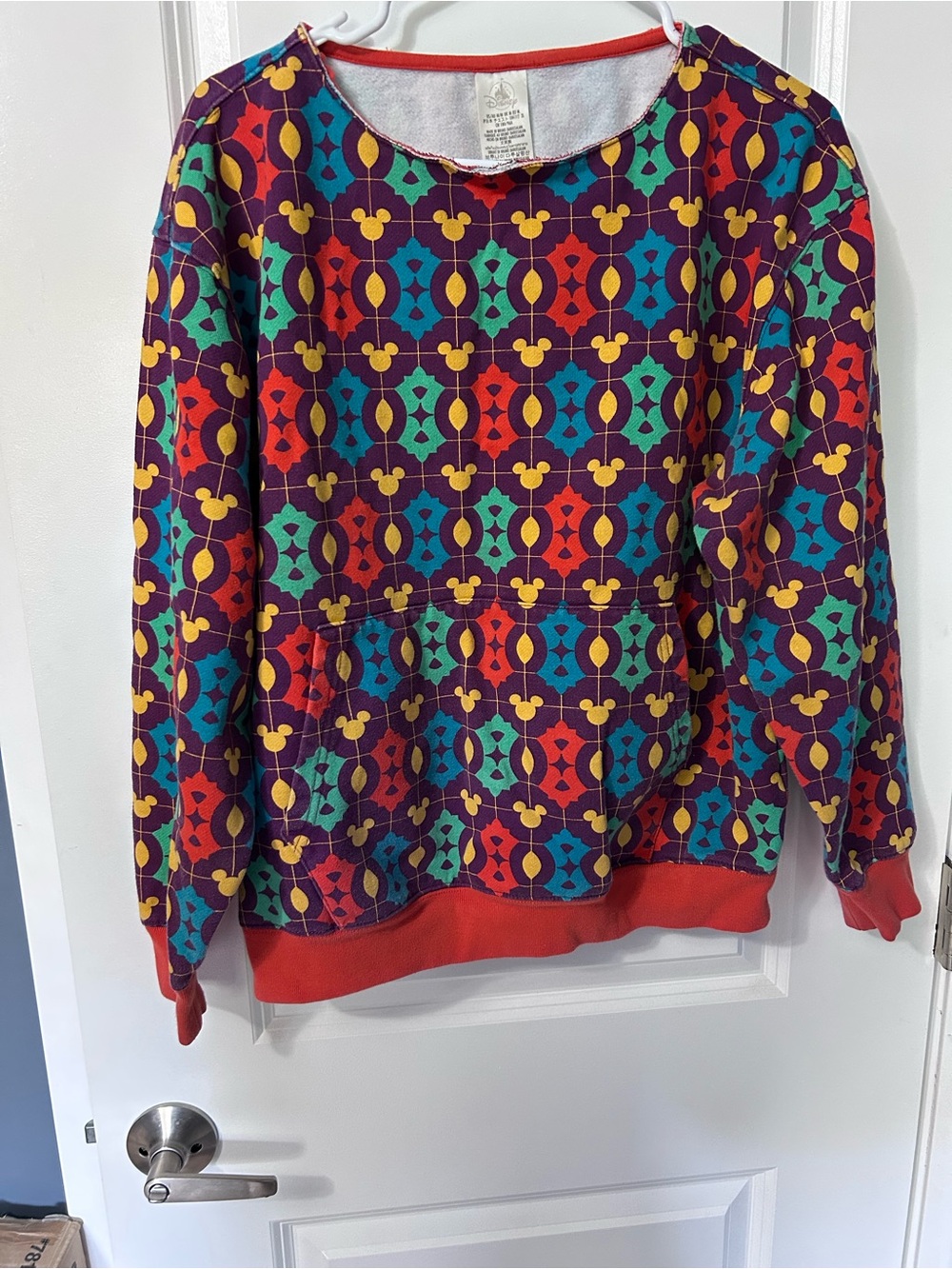 Disney Multicolor Patterned Pullover Sweater